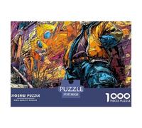 Street GraffitiGargantuan Jigsaw Puzzles for Adults Doodle Comprising 1000 Advanced And Ruthlessly Difficult Challenging Puzzle Game Pieces - Forged to Be An Heirloom-Quality Gift Jigsaw Puzzles for A