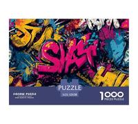 Street GraffitiGigantic 1000-Piece Jigsaw Puzzles for Adults An Arsenal of 1000 Ruthlessly Difficult Challenging Puzzle Game Pieces - Engineered to Be A Trophy Gift Jigsaw Puzzles for Adults And Kids