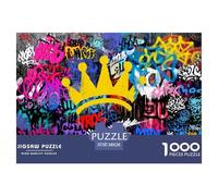 Street GraffitiLegendary Jigsaw Puzzles for Adults Doodle Presenting 1000 Advanced ‘Impossible-to-Hard’ Difficulty Challenging Puzzle Educational Games for Both Women And Men - These Legendary Jigsaw