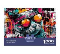 Street GraffitiLegendary Jigsaw Puzzles for Adults Doodle Presenting 1000 Advanced ‘Impossible-to-Hard’ Difficulty Challenging Puzzle Educational Games for Both Women And Men - These Legendary Jigsaw