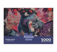 Street GraffitiMasterful 1000-Piece Jigsaw Puzzles for Adults Doodle A Complete Set of Challenging Educational Puzzle Game Pieces - An Intellectually Stimulating Gift for Adult And Teenage Enthusiasts