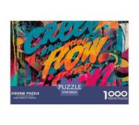 Street GraffitiMonumental Jigsaw Puzzles for Adults Doodle Featuring 1000 Advanced, Notoriously Difficult Challenging Puzzle Educational Game Pieces - Designed As The Most Memorable Gift Jigsaw Puzzle