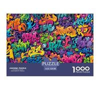 Street GraffitiMythic Jigsaw Puzzles for Adults Doodle Featuring 1000 Advanced, ‘Near-Impossible’ Difficulty Challenging Puzzle Games for Both Women And Men - These Mythic Jigsaw Puzzles Are Crafted F