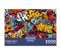 Street GraffitiPremium Jigsaw Puzzles for Adults Doodle A 1000-Piece Advanced-Level Set Featuring Challenging And Educational Games - Designed As The Jigsaw Puzzles for Adults And Mature