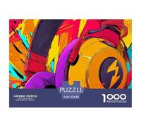 Street GraffitiPremium Jigsaw Puzzles for Adults Doodle A 1000-Piece Advanced-Level Set Featuring Challenging And Educational Games - Designed As The Jigsaw Puzzles for Adults And Mature