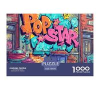 Street GraffitiUltimate Challenge Jigsaw Puzzles for Adults Doodle Conquer The 1000-Piece (Advanced) Impossible, Hard, And Difficult Challenging Puzzle Educational Games - This Is The Pinnacle Gift Ji