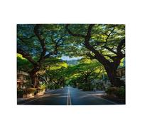 Street In The Early Morning Horizontal Wooden Puzzle 500 Pcs Develop Hands-on Skills for Relax and Parent-Child Interaction