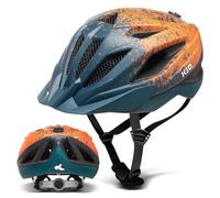 Street Jr Pro Children's and Youth Bicycle Helmet with LED Rear Light, 300 g, Made in Germany, Maxshell Technology, K-FIT Adjustment
