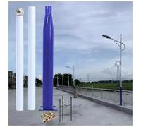 Street Light Pole 6-2m, Solar Lamp Post for Outdoor Lights, CCTV Camera Bracket Column with Rebar Cage