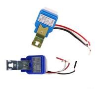 Street Light Sensor Switch 2PCS DC 12V 24V 10A Photocell Based Automatic On Off Control for Solar and DC Powered Lighting