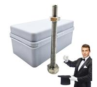 Street Magic Gimmick - Alloy Screw Trick Toy, Illusion Bending Prop | Compact Size Sleight Tool with Realistic Movement Feature, Fun Toy for Performers Party Show Mentalist Entertainment