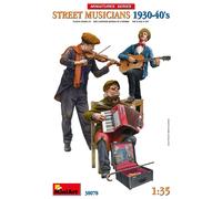 Street Musicians 1930-40's 1:35 Figure Plastic Model Kit MINIART