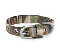 Street of Italy Dog Collar Adjustable Soft and Comfortable Puppy Collars with Metal Buckle Pet Collar for Small Medium Pet