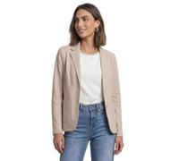 Street One Basic Blazer in Plain Colour Clay Sand Mel. 38
