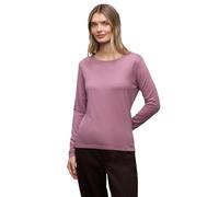 Street One Basic Crew Neck Shirt Muted Plum 46
