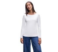 Street One Basic Long-Sleeved Shirt White 40