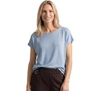 Street One Dropped Shoulder Shirt with Crew Neck Cashmere Blue 44