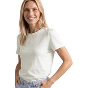 Street One Gathered Sleeve T-Shirt Off White 46