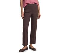 Street One High Waist Straight Leg Trousers in Casual Fit Ruby Vine 34