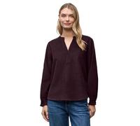 Street One Jazz Berry 38 Corduroy Blouse with Ruffles
