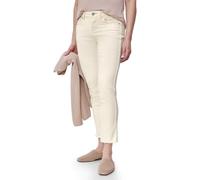 Street One Jeans with Fringed Hem Ecru Soft Washed 27