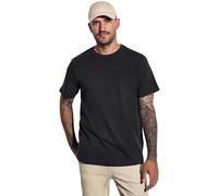 Street One MEN Basic T-Shirt in Plain Colour Black S