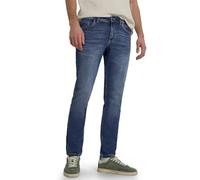 Street One Men Slim Leg Jeans Indigo Blue Random Wash 38