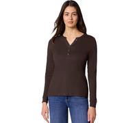 Street One Shirt in Plain Colour Molten Earth 34