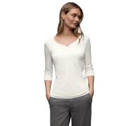 Street One Shirt with Sweetheart Neckline, Off White, 38