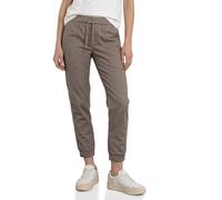 Street One Slim Leg Trousers in Lightweight Quality, Dark Tumbled Beige, 40