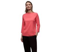 Street One Striking Coral 38 Ribbed Shirt