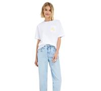 Street One Studio Crew Neck T-Shirt with Pearl Detail White 36