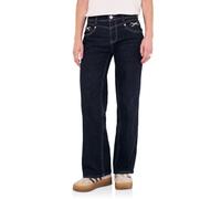 Street One Studio Mid Waist Wide Leg Jeans in Loose Fit Rinsed Wash 28