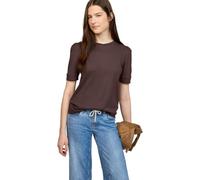 Street One Studio Puff-Sleeve T-Shirt Mahogany Brown 44