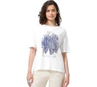 Street One Studio T-Shirt with Crew Neck and Front Print White 36