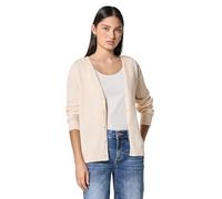 Street One Studio Women's 2515406 V-Neck Cardigan, Soft Beige, 20