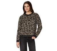 Street One Studio Women's 3016793 Fluffy Leo Sweater, Black, 20