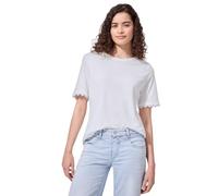 Street One Studio Women's 3230794 T-Shirt with Crochet Details on the Sleeves (Pack of 1), White, 20