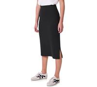 Street One Studio Women's 3610047 Ribbed Pencil Skirt, Black, 14
