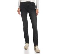 Street One Studio Women's 3717135 Casual fit Jeans, Black Authentic Washed, 30W x 32L