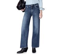 Street One Studio Women's 3817247 Wide Leg Jeans, Medium Blue Soft Washed, 25W x 30L