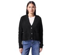 Street One Studio Women's F253899 Cosy_Short_Cardigan, Black, 12