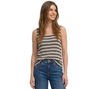 Street One Top with Crew Neck in Knitted Look Black 46