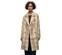 Street One Women's 1005393 Modern Check Coat, Reef Sand, 8
