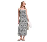 Street One Women's 1409227 Midi Dress with Zig Zag Pattern (Pack of 1), Deep Blue, 12