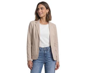 Street One Women's 2118216 Basic Blazer in Plain Colour (Pack of 1), Clay Sand Mel., 20