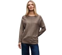 Street One Women's 3015504 Basic Dolman Sweaters, Silk Brown Mel, 12