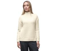 Street One Women's 3015538 Sweater with Knitting Pattern, Soft Beige, 18