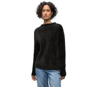Street One Women's 3015603 Feather Yarn Sweater, Darkest Brown, 12