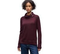 Street One Women's 3015724 Mock Neck Sweater, Wildberry Red, 10